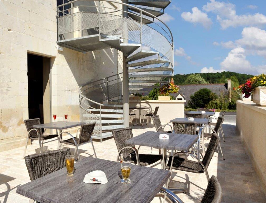 Hotel Auberge De La Bonde Logis 랑제 외부 사진